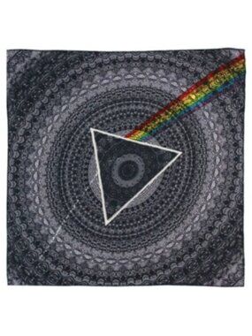 Pink Floyd Dark Side Of The Moon Shadow Bandana ~ Officially Licensed ~ New!
